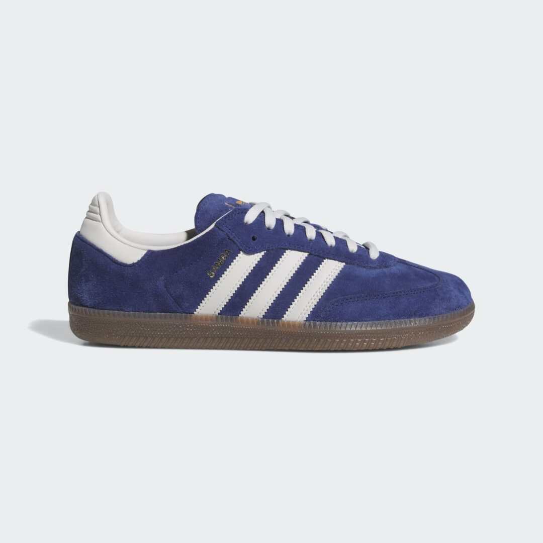 【2025年 9/5 発売】adidas Originals SAMBA ADV “Dark Blue/Grey One/Gum” (アディダス オリジナルス サンバ “ブルー/グレー/ガム”) [JP8523]