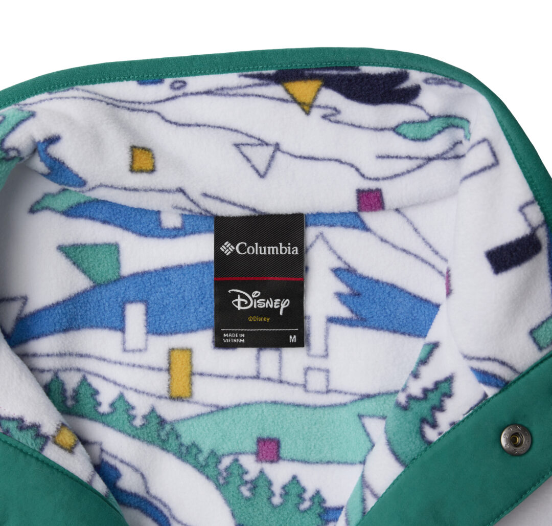 コロンビア × ミッキーコラボ、90年代風のスキーヤーなミッキーをプリント「MICKEY’S OUTDOOR CLUB COLLECTION」が9/18 発売 (Columbia Disney ディズニー)