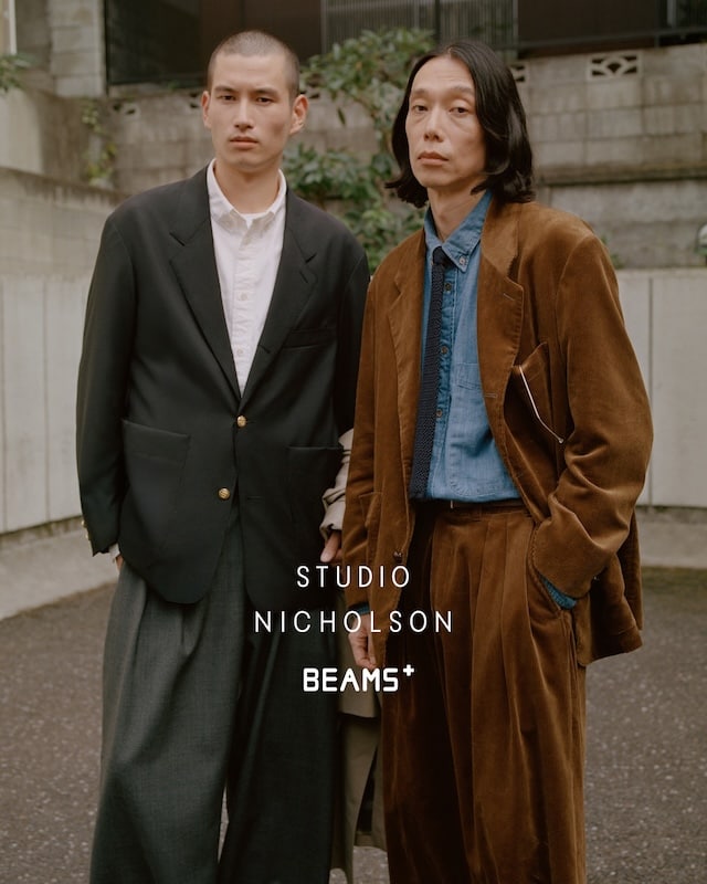 BEAMS PLUS × STUDIO NICHOLSONによる初のカプセルコレクションが2025年 9/18 & 9/19 発売 (ビームス プラス スタジオ ニコルソン)