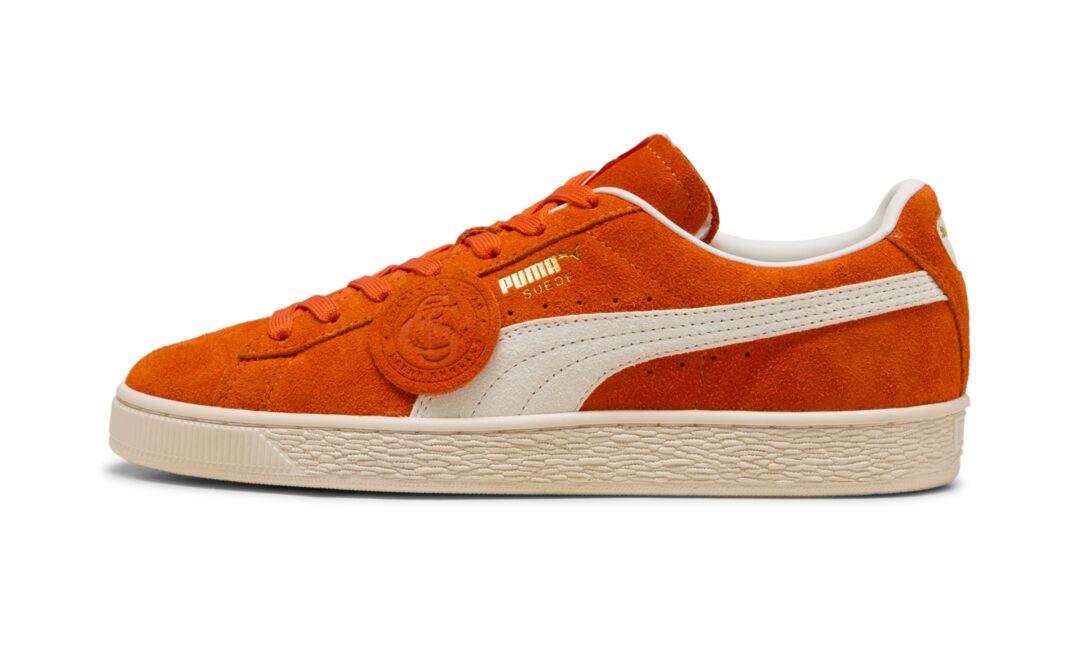 【2025年 9/3 発売】PUMA SUEDE CHARLES F. STEAD V “Orange Glo/PUMA White” (プーマ スエード チャールズ・Ｆ･ステッド) [403766-02]