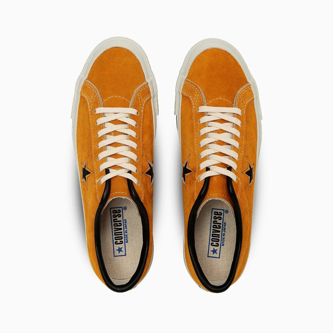 【2025年 9/12 発売】74年発売当時のOGゴールドカラー CONVERSE TimeLine ONE STAR J VTG “Gold” (コンバース タイムライン ワンスター ビンテージ) [33702060]