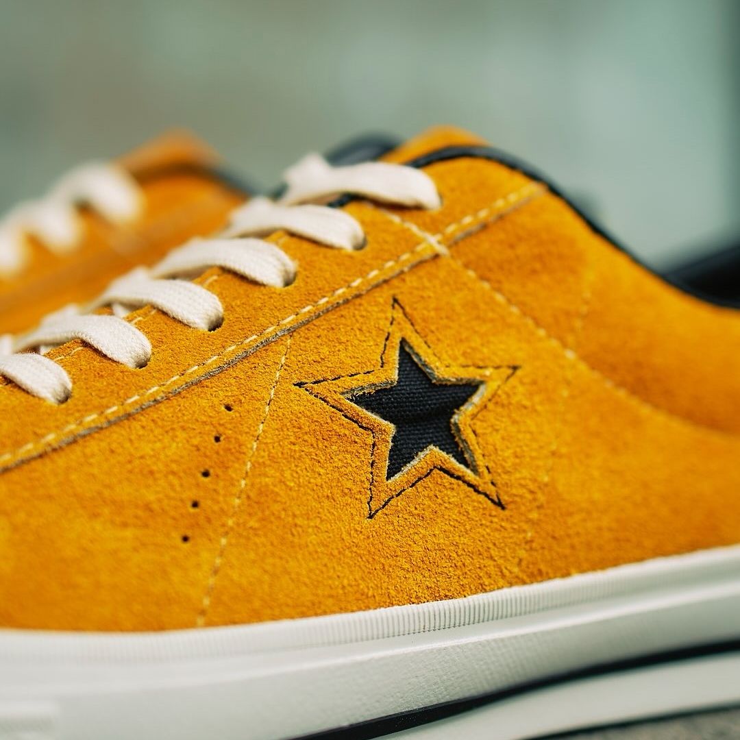 【2025年 9/12 発売】74年発売当時のOGゴールドカラー CONVERSE TimeLine ONE STAR J VTG “Gold” (コンバース タイムライン ワンスター ビンテージ) [33702060]