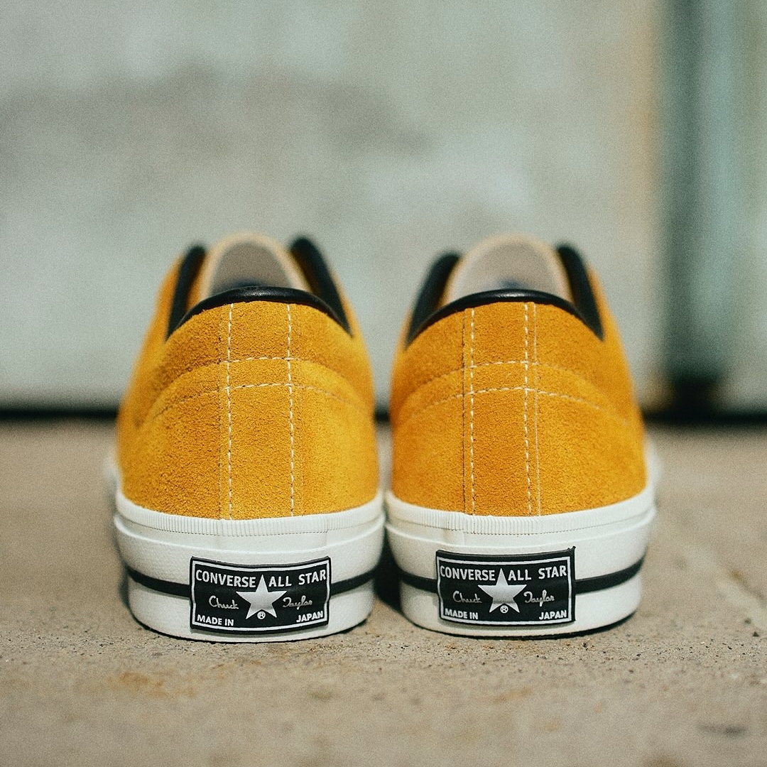【2025年 9/12 発売】74年発売当時のOGゴールドカラー CONVERSE TimeLine ONE STAR J VTG “Gold” (コンバース タイムライン ワンスター ビンテージ) [33702060]