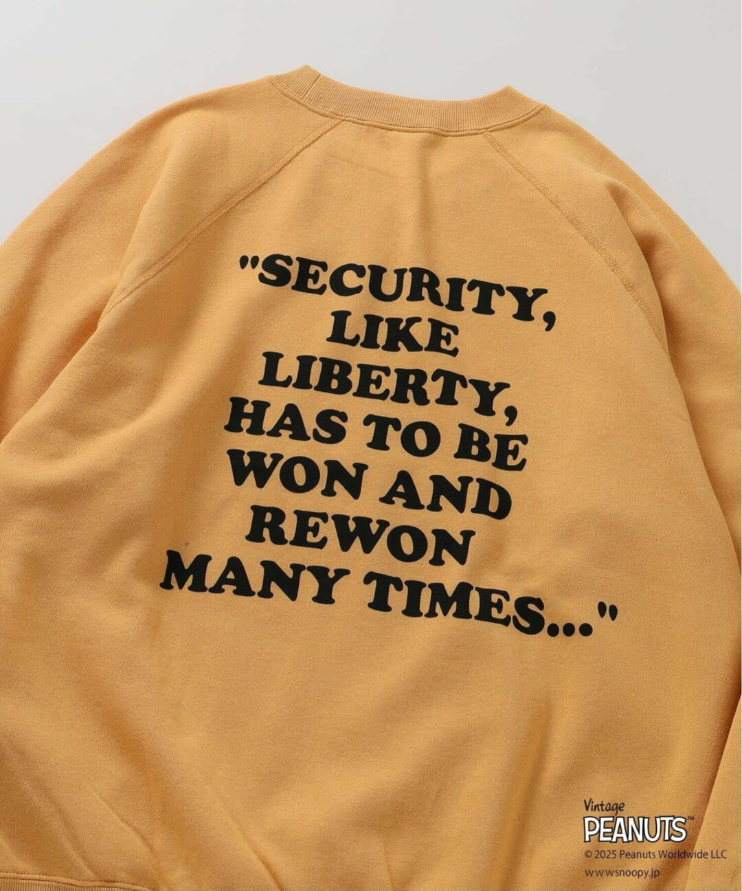 JOURNAL STANDARD relume × PEANUTS 2025 FW “別注 FANTASY A&G INC プリント スウェット”が2025年 10月下旬 発売 (ジャーナルスタンダード ピーナッツ)