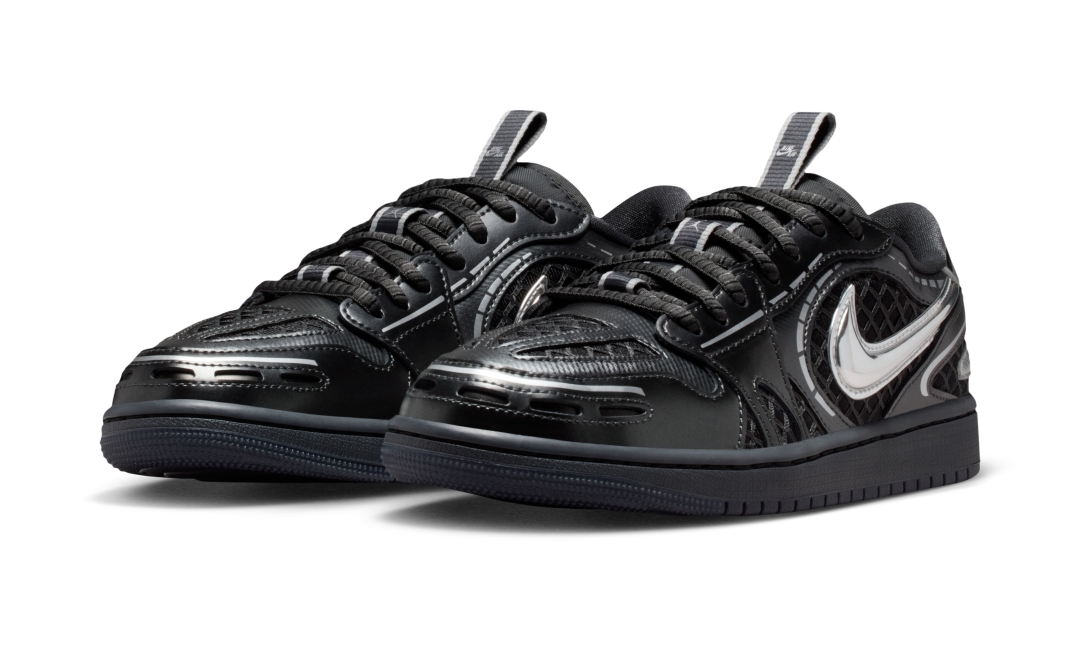 【2025年 発売予定】NIKE W AIR JORDAN 1 LOW METHOD OF MAKE V3 “Black/Metallic Silver” (ナイキ ウィメンズ エア ジョーダン 1 ロー MM “メソッドオブメイク/ブラック/シルバー”) [HQ2186-002]