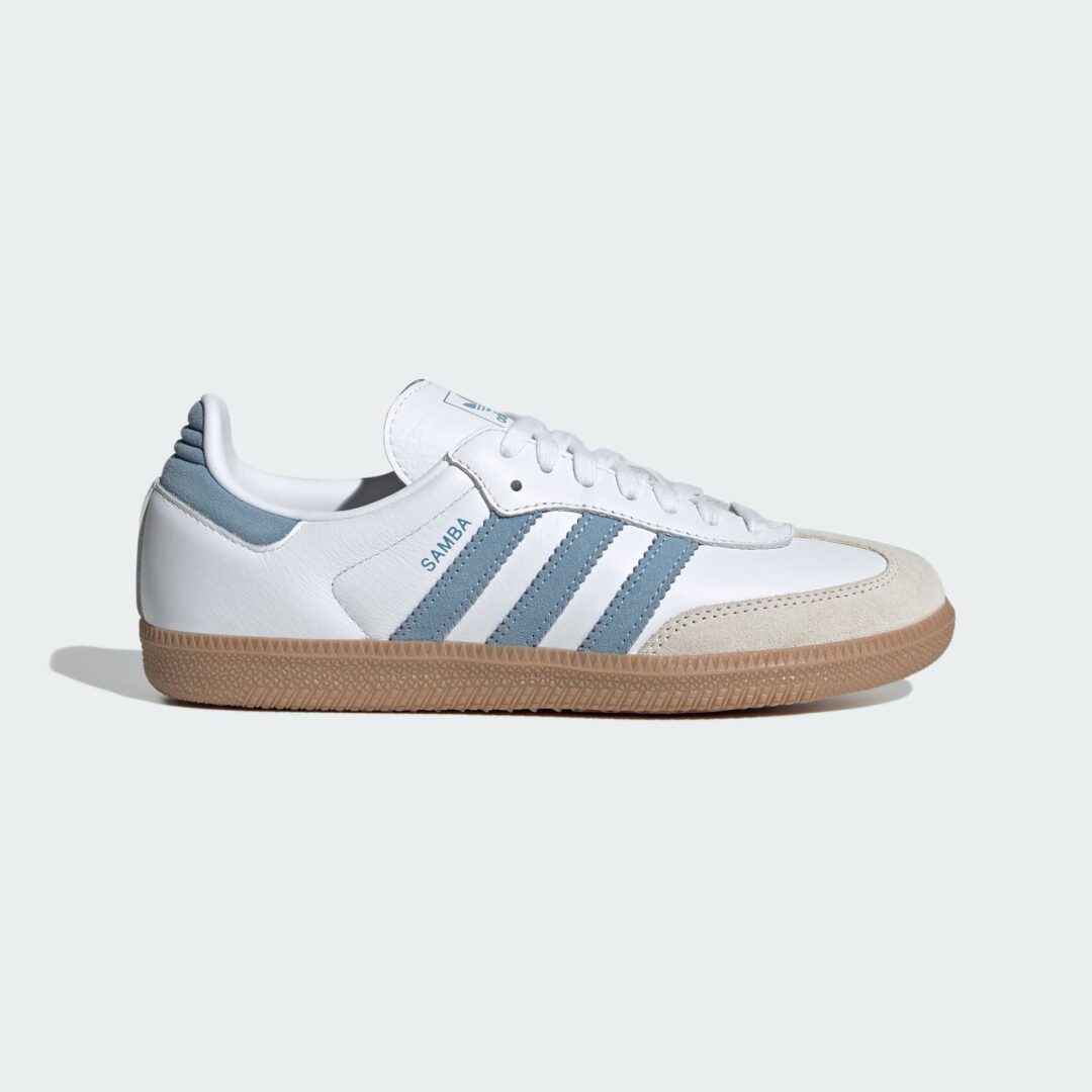 【2025年 9/12 発売】adidas Originals SAMBA OG “Cloud White/Alumina/Ash Blue” (アディダス オリジナルス サンバ “ホワイト/アルミナ/ブルー”) [JS1391]