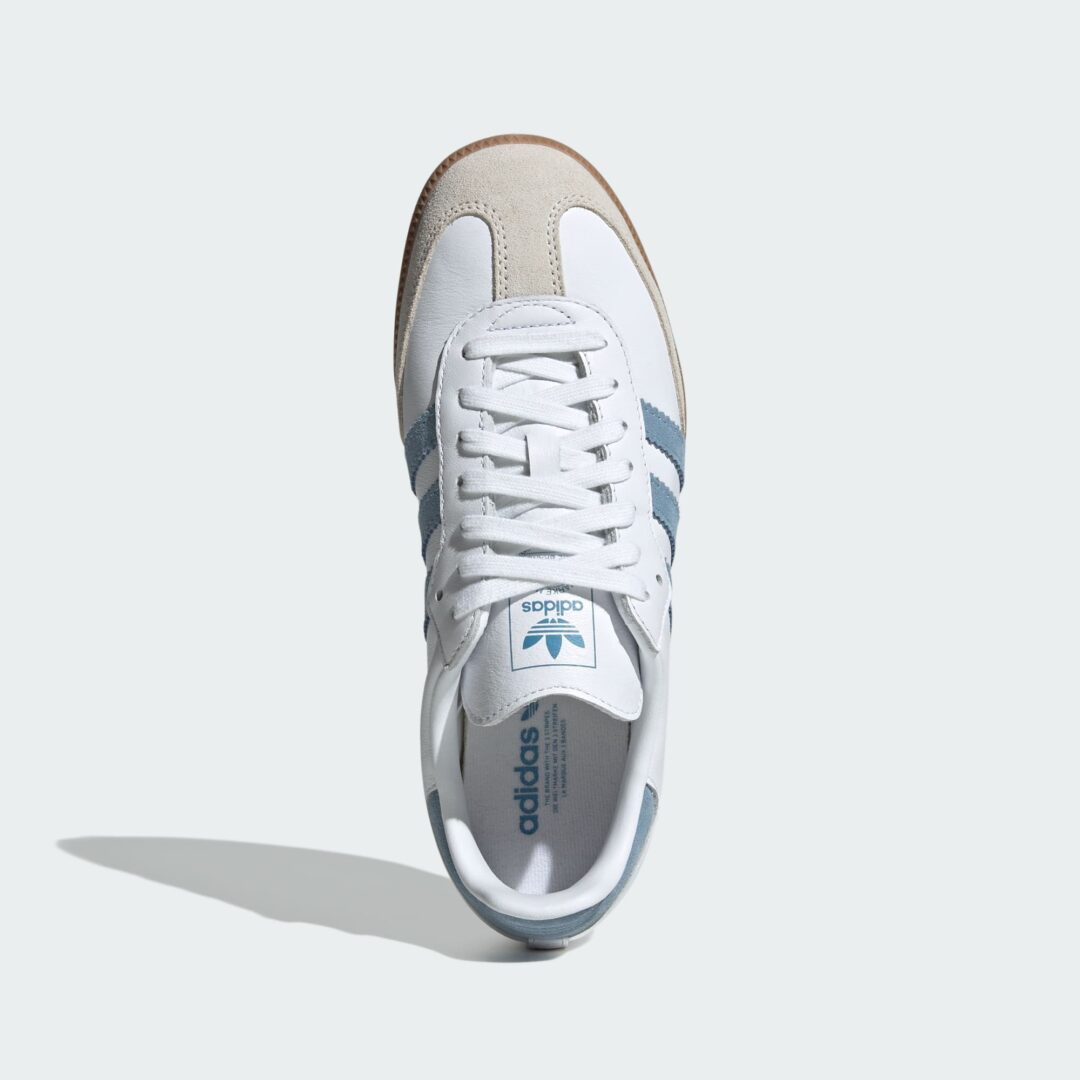 【2025年 9/12 発売】adidas Originals SAMBA OG “Cloud White/Alumina/Ash Blue” (アディダス オリジナルス サンバ “ホワイト/アルミナ/ブルー”) [JS1391]