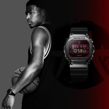 八村塁 × G-SHOCK シグネチャーモデル第5弾「GM-5600RH-1JR」が2025年 9月 発売 (Rui Hachimura Gショック ジーショック)