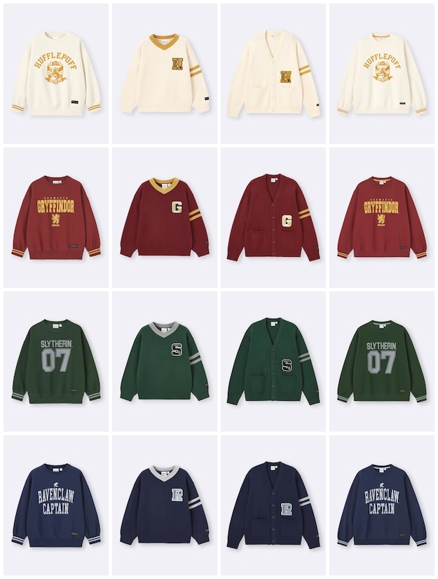 ハリー・ポッター × GU 2025 FW コラボレーションが2025年 11/21 発売 (ジーユー Harry Potter)