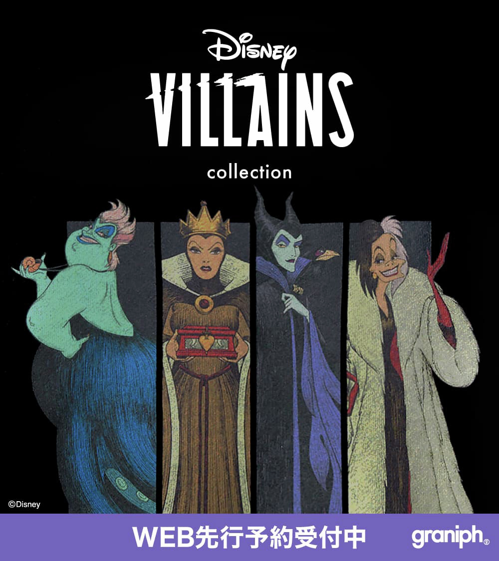 ディズニー ヴィランズ × グラニフ 2025 FW 最新コラボアイテムが2025年 9/23 発売 (Disney Villains graniph)