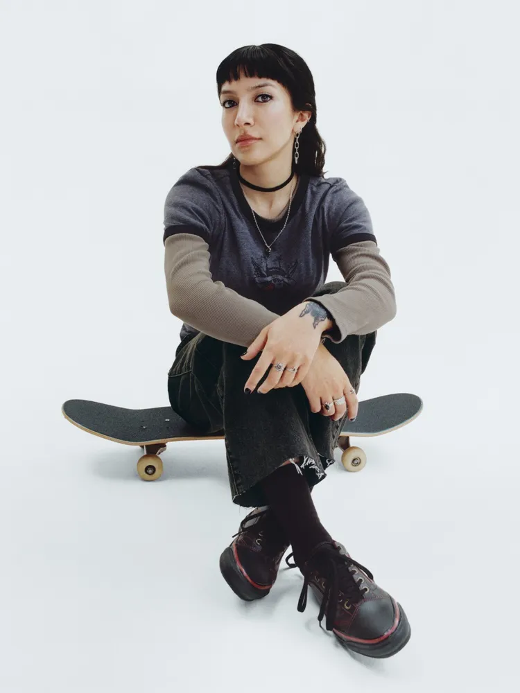 【2025年 9/5 発売】「Tania Cruz」デザインモデル VANS PREMIUM OLD SKOOL LEATHER (タニア・クルズ バンズ プレミアム オールドスクール レザー) [VN000EDAKRK]