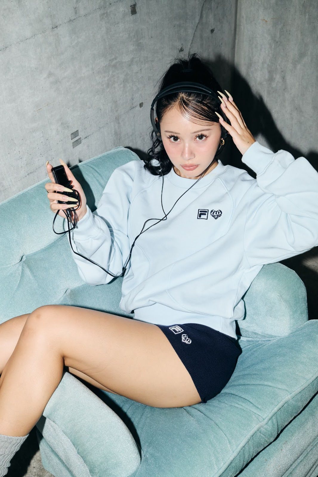 yutori「HTH」×「FILA」コラボ Knit track JKが2025年 9/26 発売 (ユトリ エイチティーエイチ フィラ)