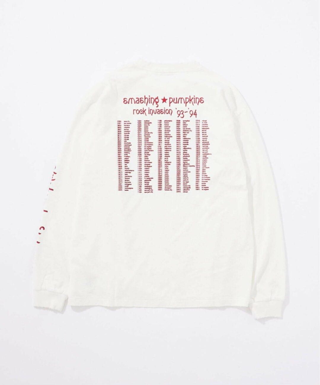 JOURNAL STANDARD × The Smashing Pumpkins 別注 プリント ロンTが2025年 9月下旬 発売 (ジャーナルスタンダード スマッシング・パンプキンズ)