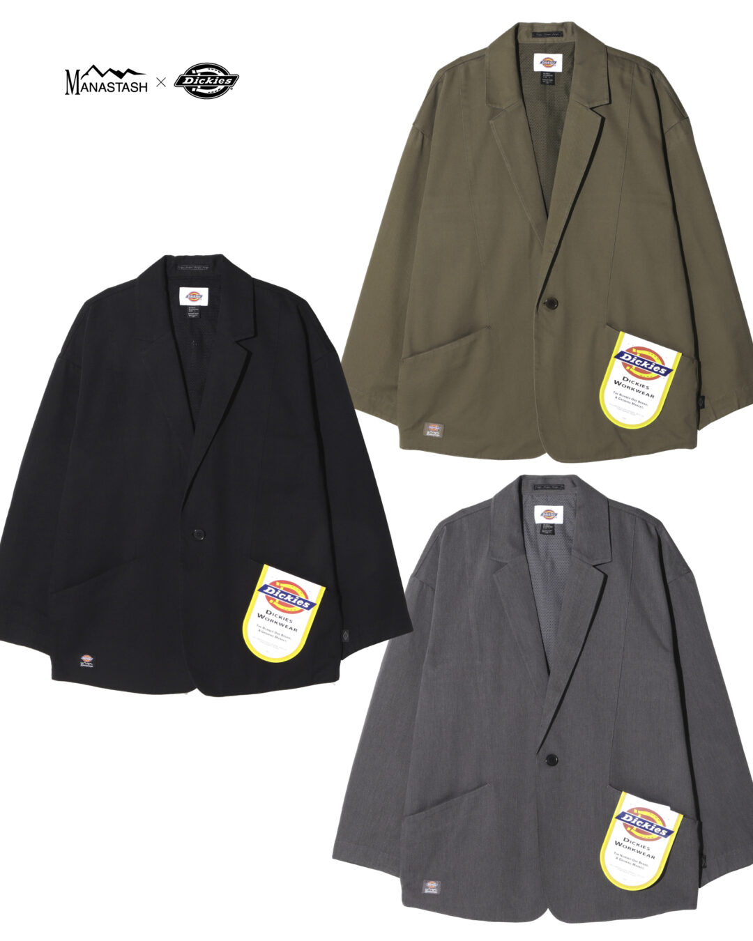 MANASTASH × Dickies コラボアイテムが発売 (マナスタッシュ ディッキーズ)