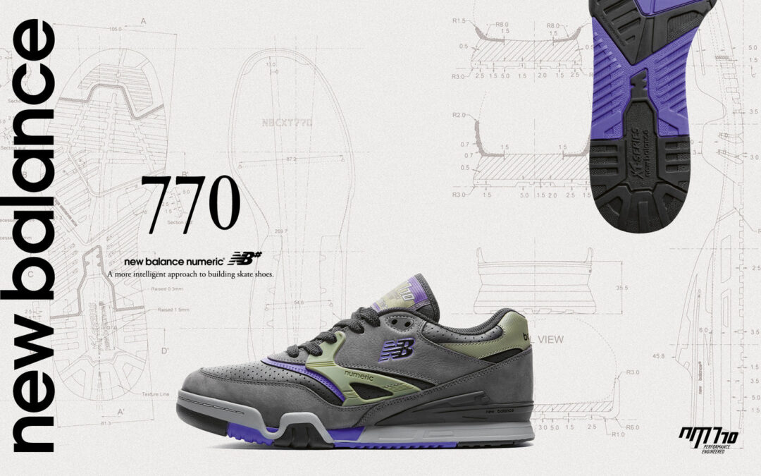 【2025年 9/13 発売】New Balance Numeric NM770 VWX/YZZ (チャレンジャー ニューバランス ヌメリック) [NM770VWX/NM770YZZ]