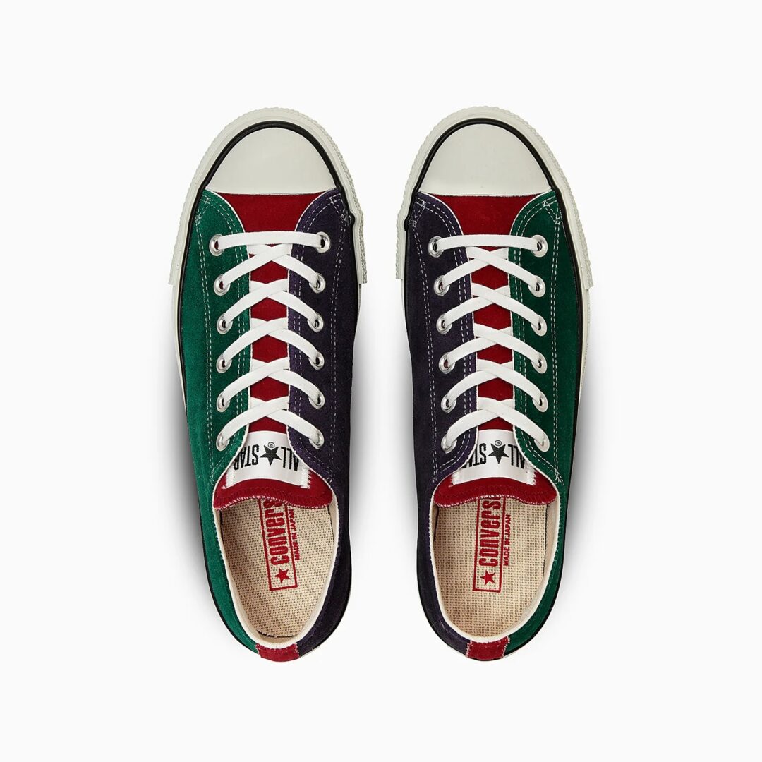 【2025年 9/12 発売】CONVERSE SUEDE ALL STAR J OX “Green/Red/Purple” (コンバース スエード オールスター) [31315380]