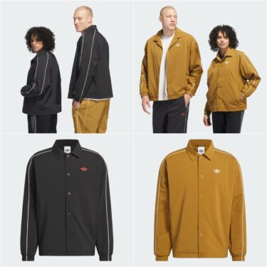 【2025年 9/10 発売】ストレッチ素材を使用した adidas Originals 2025 FW "Coach Jacket" (アディダス オリジナルス コーチジャケット) [KA5462/KA5463]
