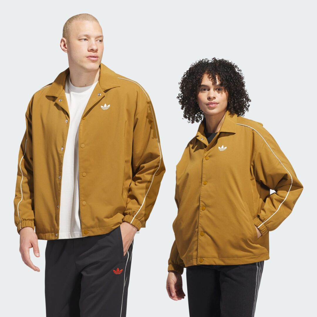 【2025年 9/10 発売】ストレッチ素材を使用した adidas Originals 2025 FW “Coach Jacket” (アディダス オリジナルス コーチジャケット) [KA5462/KA5463]