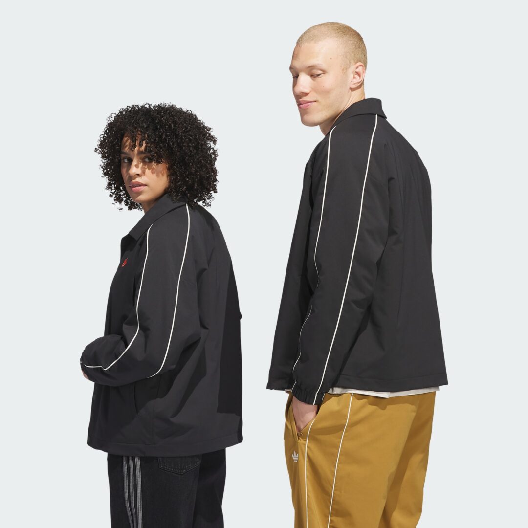【2025年 9/10 発売】ストレッチ素材を使用した adidas Originals 2025 FW “Coach Jacket” (アディダス オリジナルス コーチジャケット) [KA5462/KA5463]