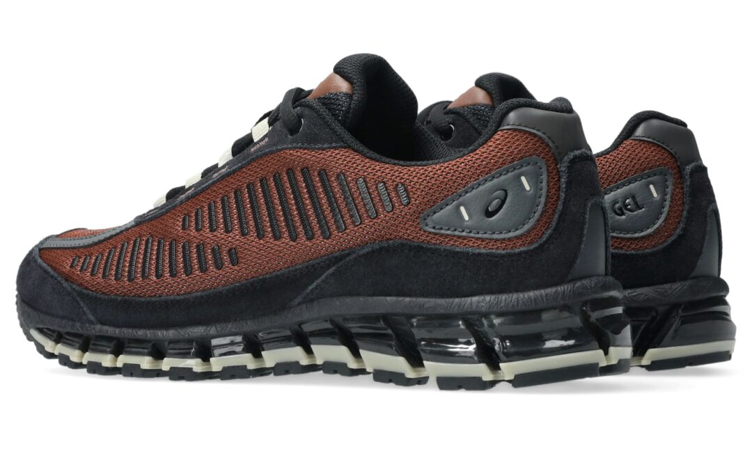 【2025年 9/12 発売】ASICS GEL-QUANTUM 360 I AMP “Black/Reddish Brown” (アシックス ゲルクォンタム) [1203A731.001/1203A731.201]