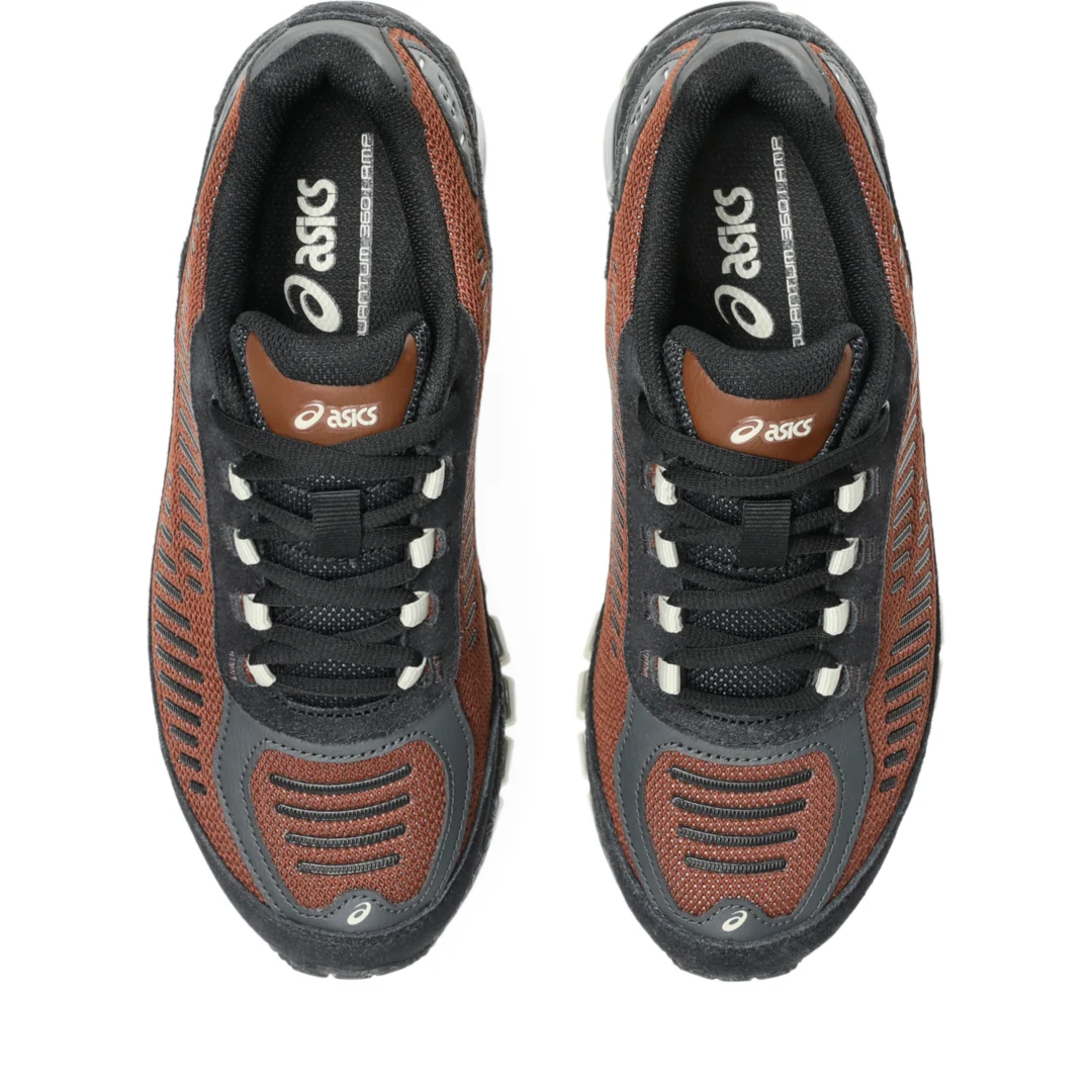 【2025年 9/12 発売】ASICS GEL-QUANTUM 360 I AMP “Black/Reddish Brown” (アシックス ゲルクォンタム) [1203A731.001/1203A731.201]