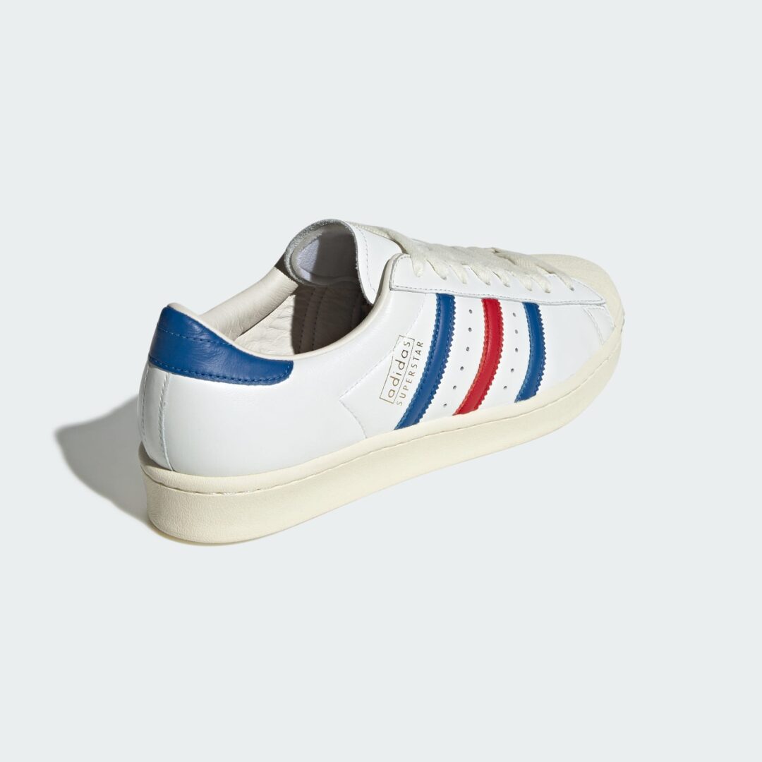 【2025年 9/12 発売】adidas Originals SUPERSTAR VINTAGE Made In Germany “White/Blue/Scarlet” (アディダス オリジナルス スーパースター ビンテージ メイド イン ジャーマニー “ホワイト/ブルー/スカーレット”) [JQ6345]