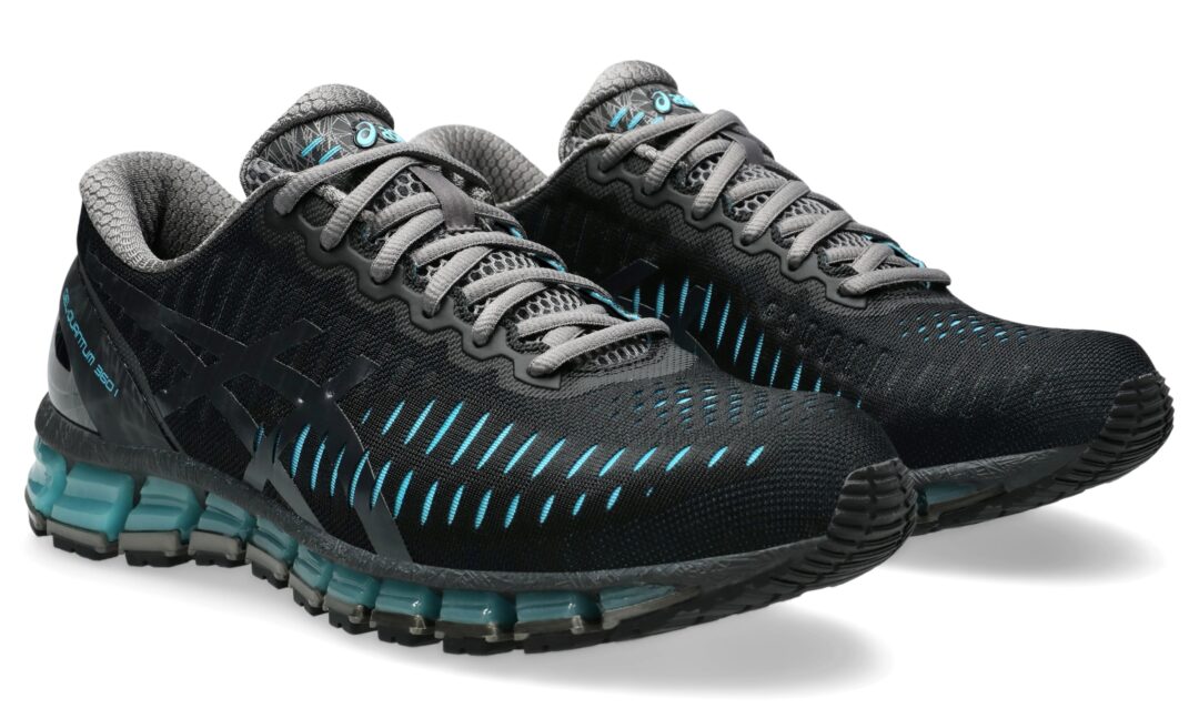 【2025年 9/12 発売】ASICS GEL-QUANTUM 360 I “Black/Aquarium” (アシックス ゲルクォンタム) [1203A750.001]