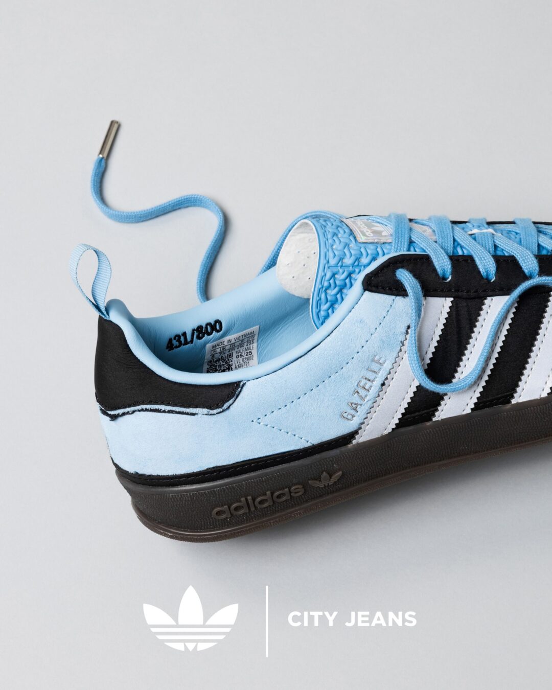 【2025年 発売予定】City Jeans × adidas Originals GAZELLE INDOOR “Diamond in the Rough” (シティシーンズ アディダス オリジナルス ガゼル インドア “ダイアモンド イン ザ ラフ”)