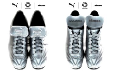 【2025年 9/27 発売】PUMA KING INDOOR × NVLCRK × atmos (プーマ キング インドア ニベルクラック アトモス) [404819-01]