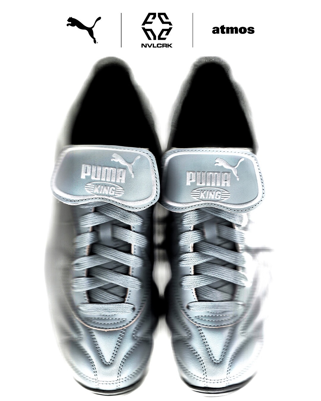 【2025年 9/27 発売】PUMA KING INDOOR × NVLCRK × atmos (プーマ キング インドア ニベルクラック アトモス) [404819-01]