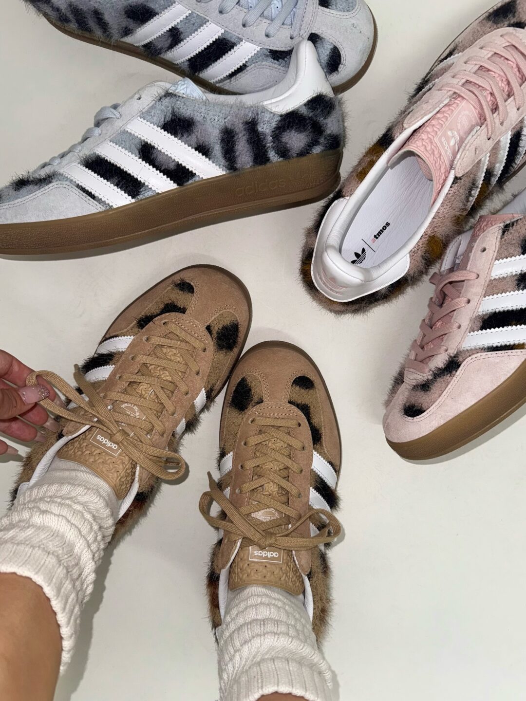 【近日発売】atmos pink × adidas Originals GAZELLE INDOOR "Trinity Leopard" (アトモス ピンク アディダス オリジナルス ガゼル インドア "トリニティレオパード")