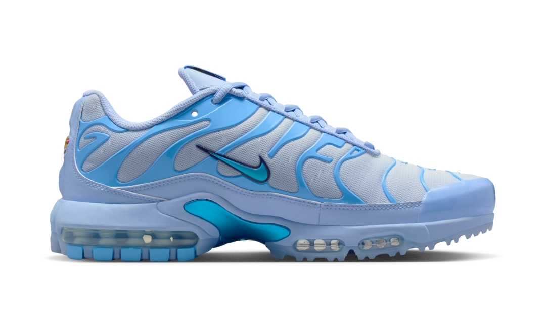 【2025年 10/2 発売】Eastside Golf x NIKE G AIR MAX PLUS “Aluminum/University Blue” (イーストサイドゴルフ ナイキ エア マックス プラス) [HV4363-400]