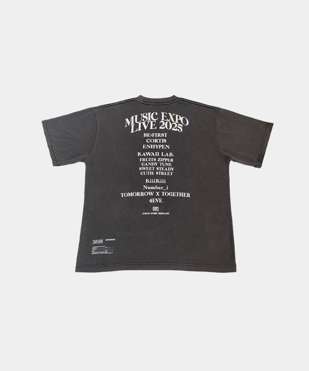 V.A. × MUSIC EXPO LIVE 2025 コラボ オフィシャルTシャツが受注販売 (ヴイエー)