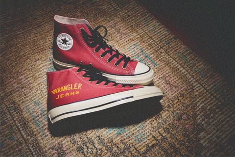 【2025年 9/12 発売】Wrangler x CONVERSE ALL STAR AGED HI (コンバース オールスター ラングラー)