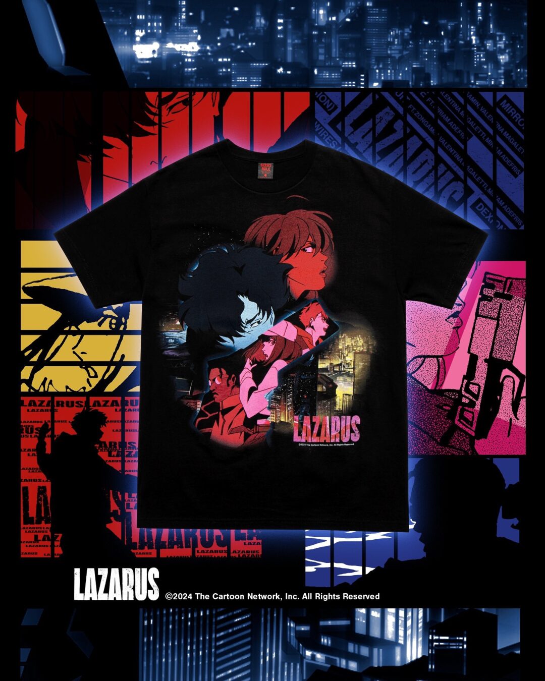 GEEKS RULE × 渡辺信一郎監督アニメ「LAZARUS ラザロ」コラボ第2弾が2025年 9/13 & 9/14 & 9/15 発売 (ギークス ルール)