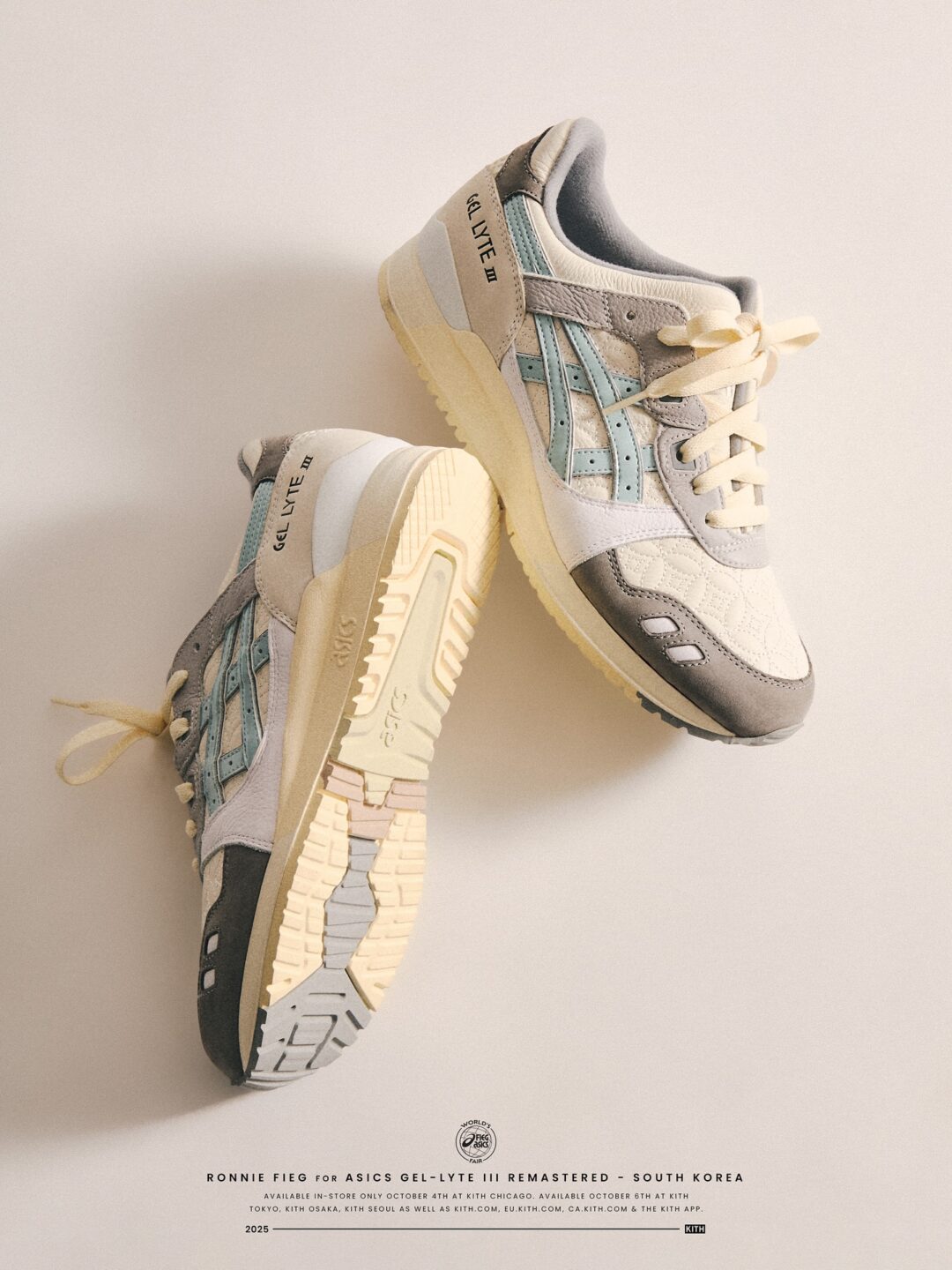 【2025年 10/4 & 10/6 発売予定】KITH Ronnie Fieg x ASICS “World’s Fair” COLLECTION (キス ロニー・ファイグ アシックス “ワールズフェア コレクション”)