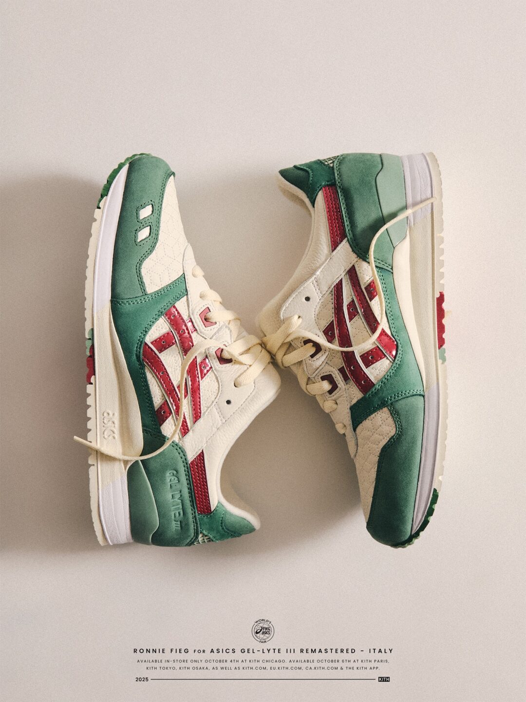 【2025年 10/4 & 10/6 発売予定】KITH Ronnie Fieg x ASICS “World’s Fair” COLLECTION (キス ロニー・ファイグ アシックス “ワールズフェア コレクション”)