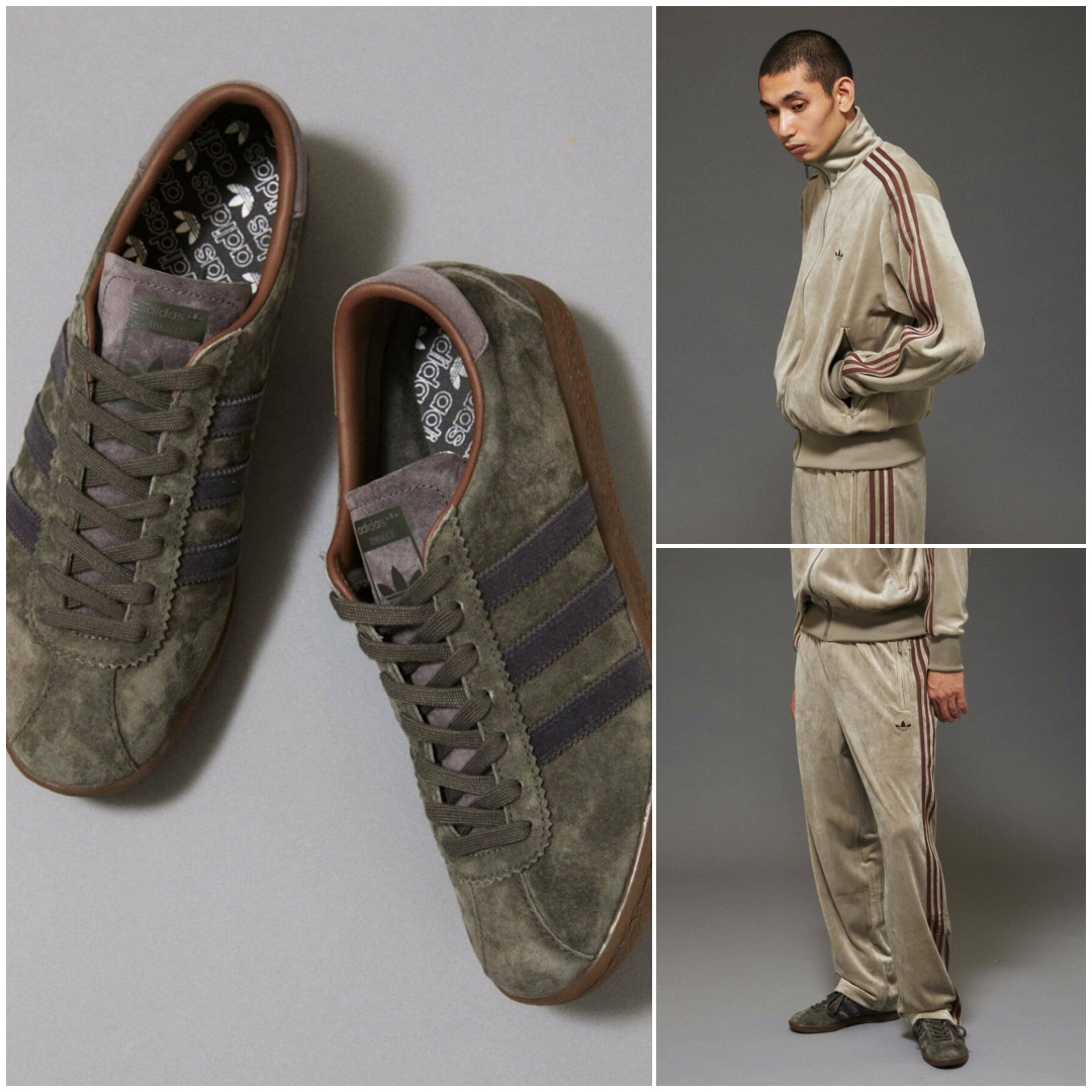 【2025年 10月上旬 発売】JOURNAL STANDARD × adidas Originals "TOBACCO Track Top & Pants “Grey” (ジャーナルスタンダード アディダス オリジナルス タバコ トラックトップ & パンツ “グレー”) [HQ9177/KD9377/KD9388]