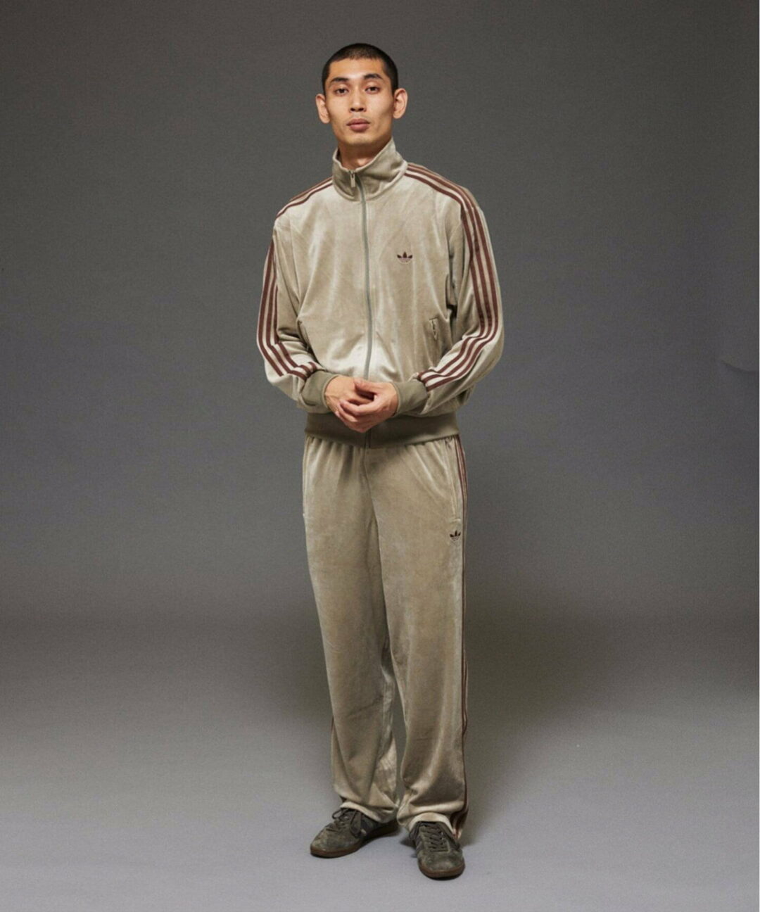 【2025年 10/9 発売】JOURNAL STANDARD × adidas Originals “TOBACCO & Track Top & Pants “Grey” (ジャーナルスタンダード アディダス オリジナルス タバコ トラックトップ & パンツ “グレー”) [HQ9177/KD9377/KD9388]