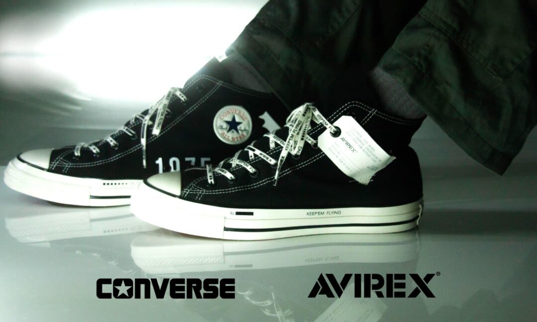 【2025年 9/20 発売】AVIREX × CONVERSE ALL STAR AGED HI / AX (アビレックス コンバース オールスター) [31316160]