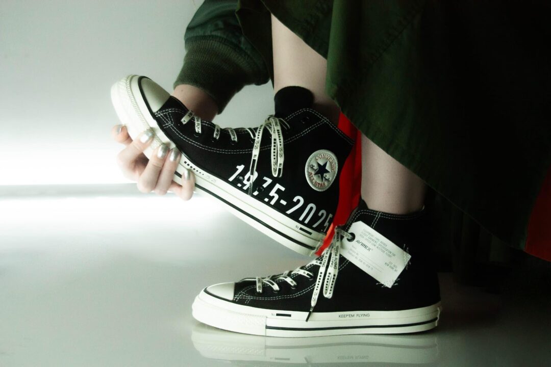 【2025年 9/20 発売】AVIREX × CONVERSE ALL STAR AGED HI / AX (アビレックス コンバース オールスター) [31316160]