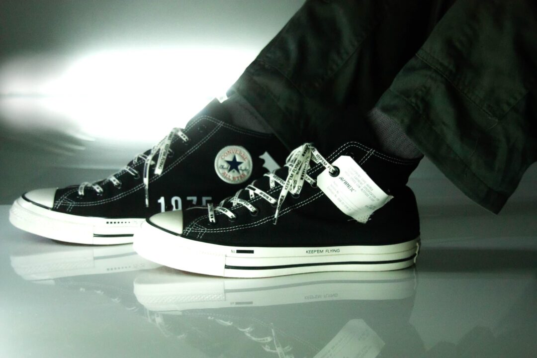 【2025年 9/20 発売】AVIREX × CONVERSE ALL STAR AGED HI / AX (アビレックス コンバース オールスター) [31316160]