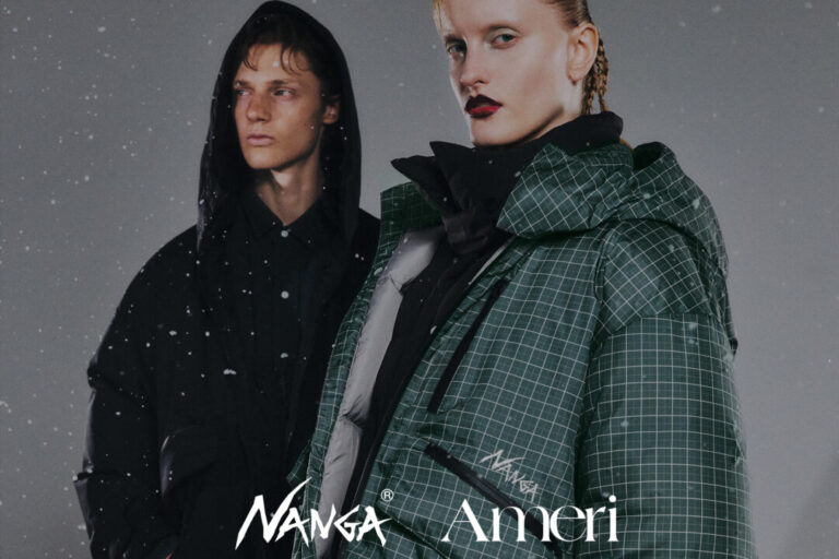 Ameri × NANGA 2025 FW 初のコラボレーションとなるダウンコート