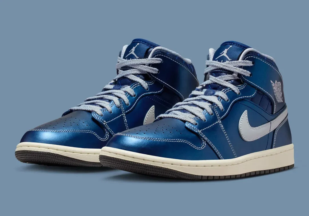 【2025年 発売予定】NIKE AIR JORDAN 1 MID “Metallic Blue” (ナイキ エア ジョーダン 1 ミッド “メタリックブルー”) [IM5128-001]