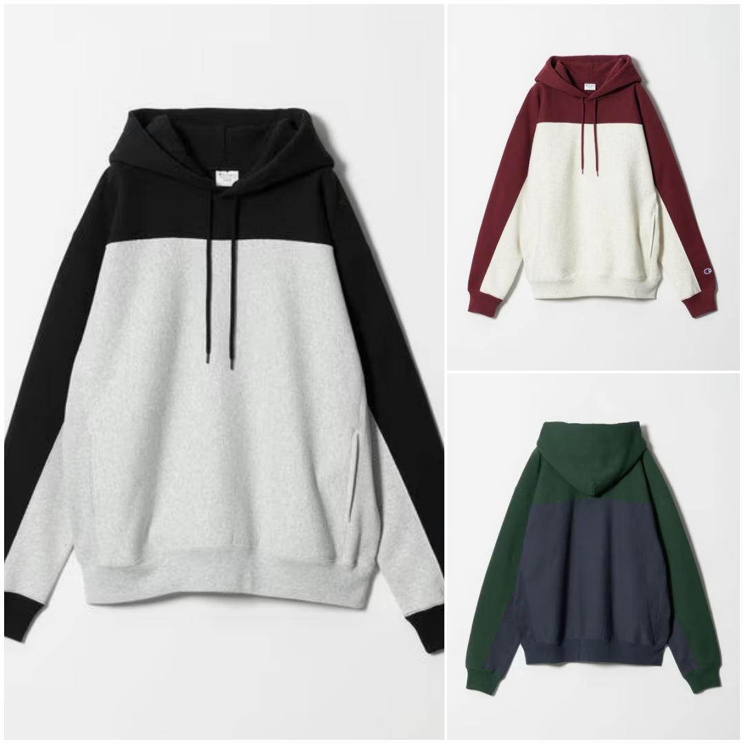 Champion × BEAUTY&YOUTH 2025 FW 別注 "コントラスト パーカー"が9月中旬 発売 (チャンピオン ビューティアンドユース)