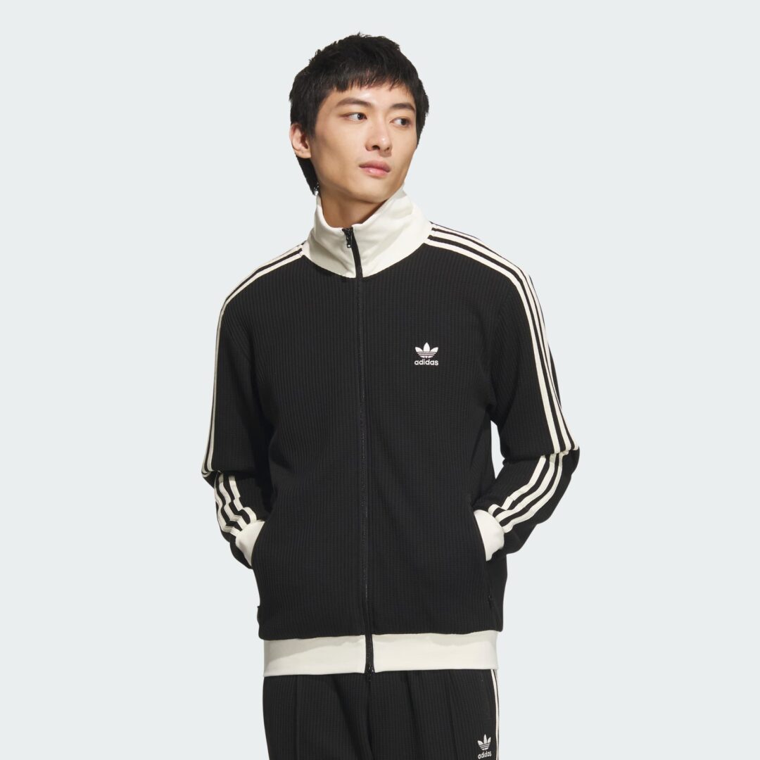 adidas Originalsからワッフル構造の”ワッフル クラシック トラックトップ”が2025年 9/17 発売 (アディダス オリジナルス Waffle Classic Track Top)