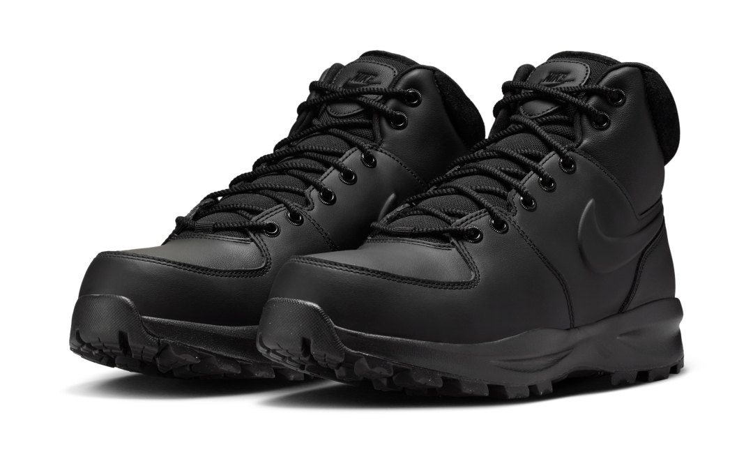 【2025年 発売】NIKE MANOA LEATHER "Triple Black" (ナイキ マノア レザー "トリプルブラック") [HF7095-001]