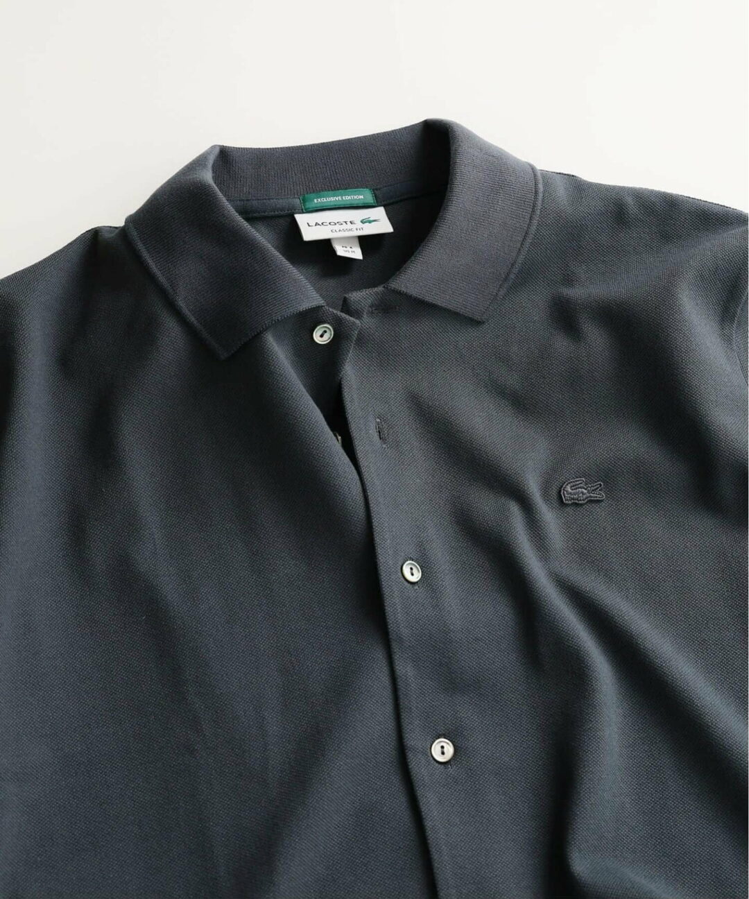 LACOSTE × EDIFICE 2025 FW 別注 フルオープン ロングスリーブポロシャツが発売 (ラコステ エディフィス)