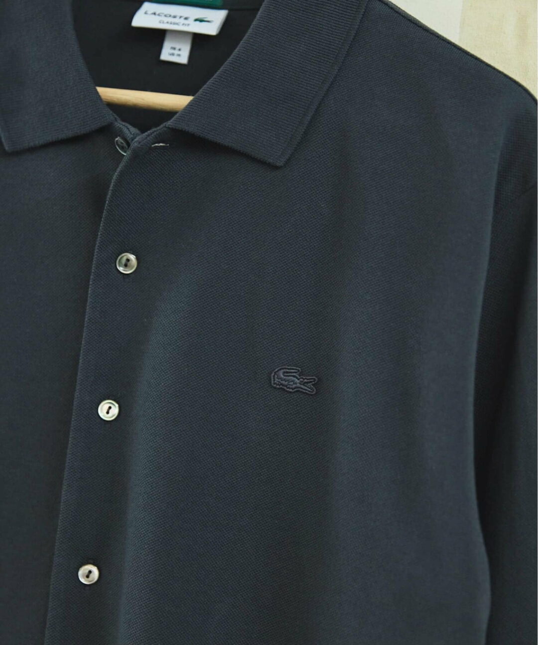 LACOSTE × EDIFICE 2025 FW 別注 フルオープン ロングスリーブポロシャツが発売 (ラコステ エディフィス)