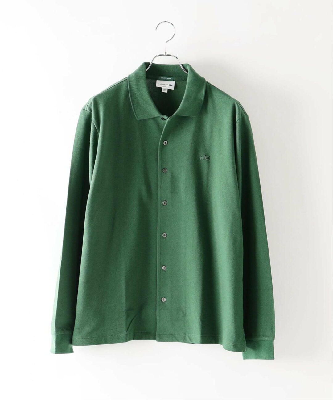 LACOSTE × EDIFICE 2025 FW 別注 フルオープン ロングスリーブポロシャツが発売 (ラコステ エディフィス)